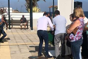 Homenaje en Telde a las víctimas del vuelo JK5022 (Foto TA)